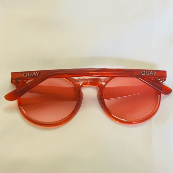 Quay Australia Red Sunglasses
